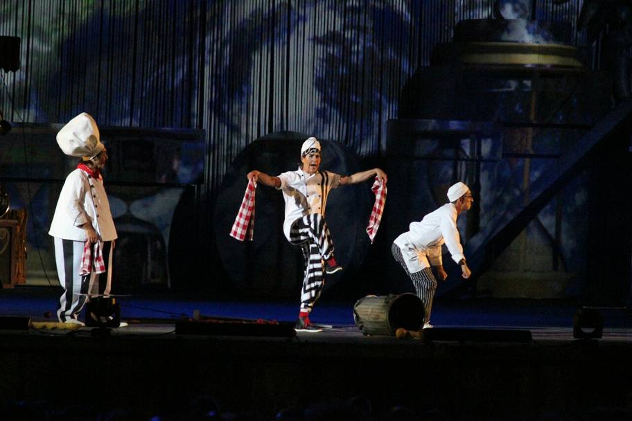 Un momento dello spettacolo del Cirque du Soleil (OMNIMILANO ) 